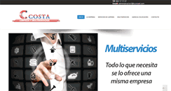 Desktop Screenshot of empresasccosta.com